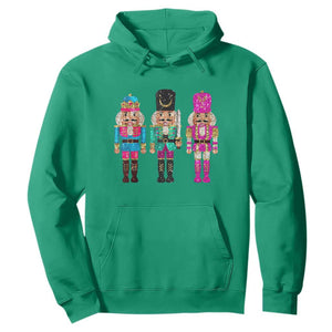 Christmas Nutcracker Hoodie Sequin Sparklle Festive Xmas Vintage TS02 Irish Green Print Your Wear