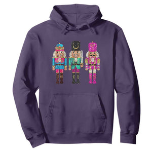 Christmas Nutcracker Hoodie Sequin Sparklle Festive Xmas Vintage TS02 Purple Print Your Wear