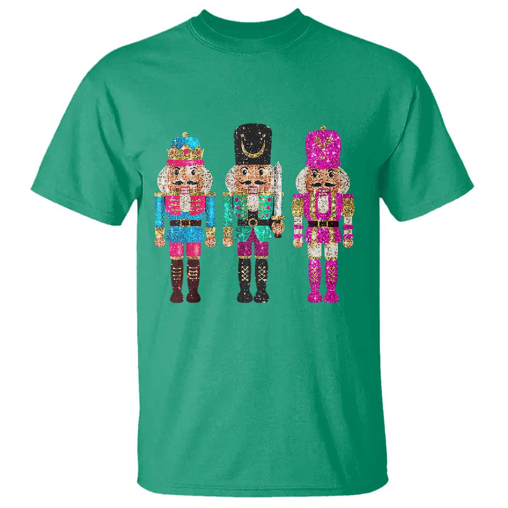 Christmas Nutcracker T Shirt Sequin Sparklle Festive Xmas Vintage TS02 Irish Green Print Your Wear