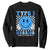 Diabetes Awareness Sweatshirt Blue Ribbon T1D Warrior Support Squad Retro Groovy TS02 Black Print Your Wear