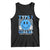 Diabetes Awareness Tank Top Blue Ribbon T1D Warrior Support Squad Retro Groovy TS02 Black Print Your Wear