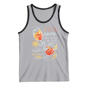 Aperol Spritz Tank Top Cocktail Recipe Drinking Lover Gift TS02 Athletic Heather Black Print Your Wear