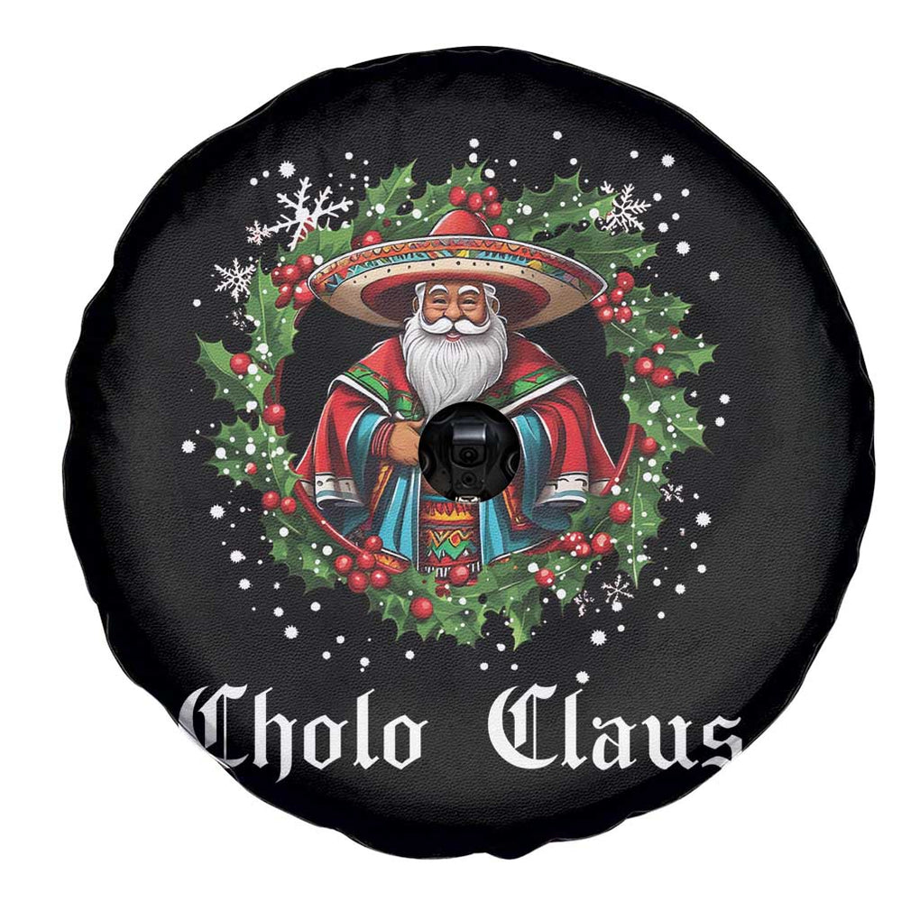Funny Mexican Santa Spare Tire Cover Cholo Claus Christmas in Mexico TS02 Print Your Wear
