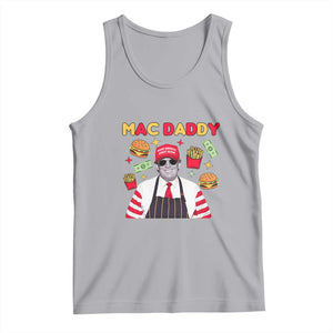 Funny Donald Trump 2024 Tank Top Mac Daddy America Fast Food TS02 Athletic Heather Print Your Wear
