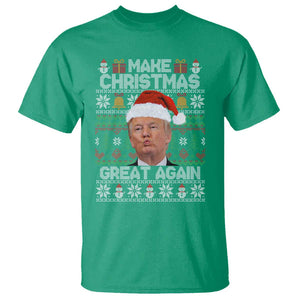 Funny Christmas Trump T Shirt Make Xmas Great Again Donald Kiss Pajamas TS02 Irish Green Print Your Wear