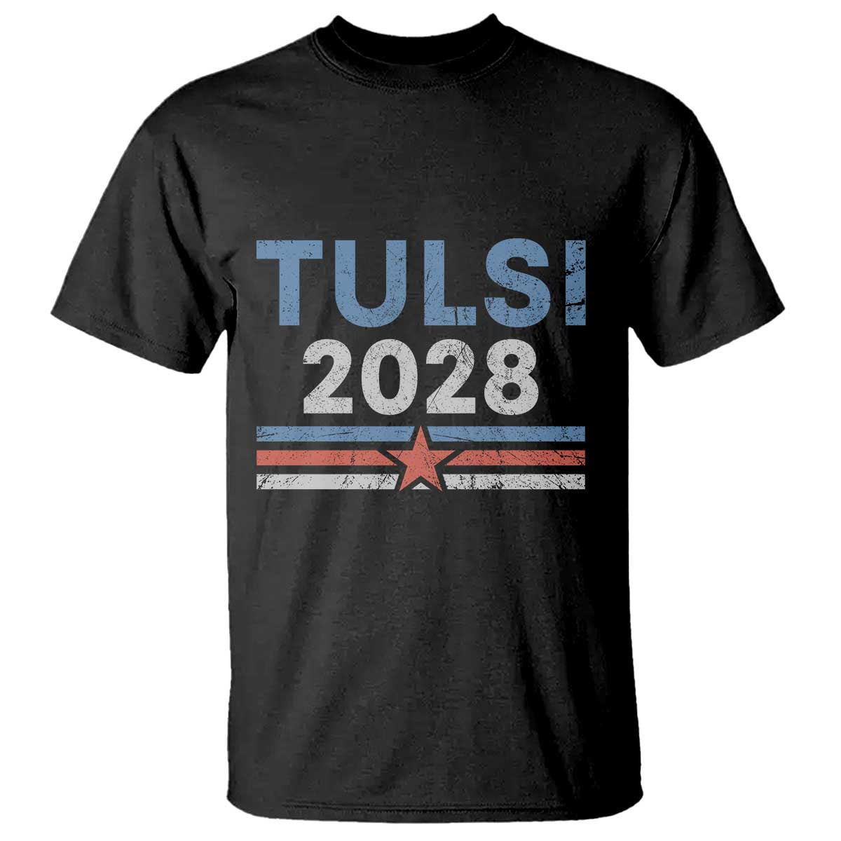 Tulsi Gabbard 2028 T Shirt Support Mrs. President Vintage Retro Grunge TS02 Black Print Your Wear