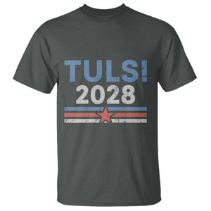 Tulsi Gabbard 2028 T Shirt Support Mrs. President Vintage Retro Grunge TS02 Dark Heather Print Your Wear