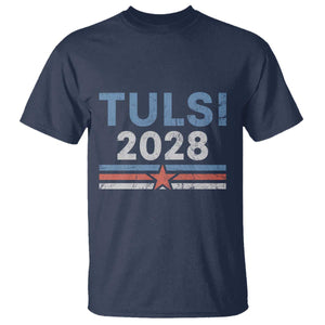 Tulsi Gabbard 2028 T Shirt Support Mrs. President Vintage Retro Grunge TS02 Navy Print Your Wear