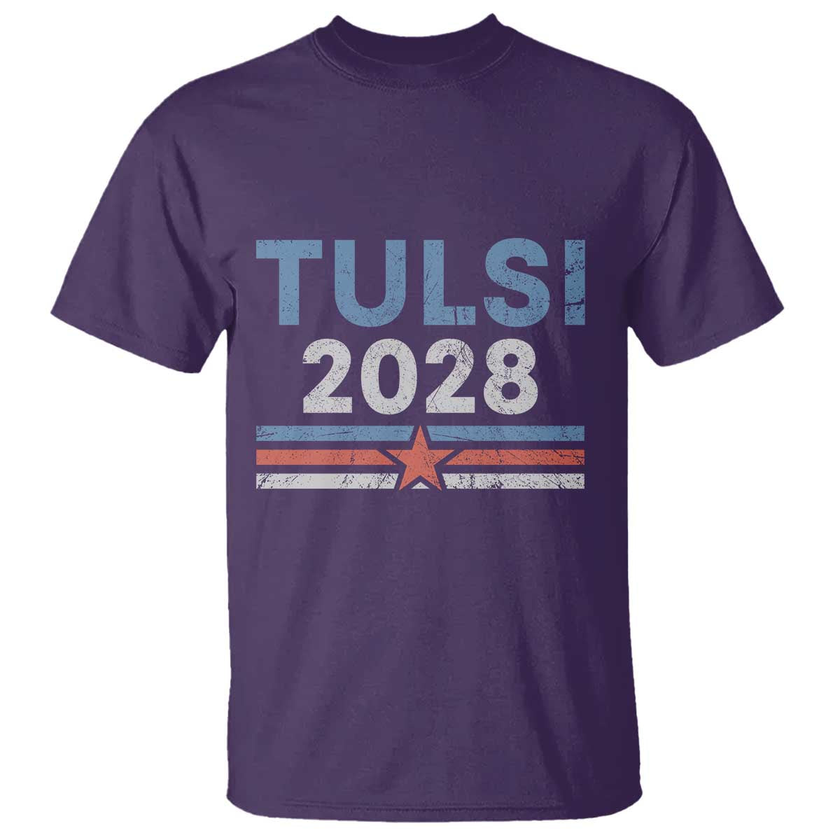Tulsi Gabbard 2028 T Shirt Support Mrs. President Vintage Retro Grunge TS02 Purple Print Your Wear
