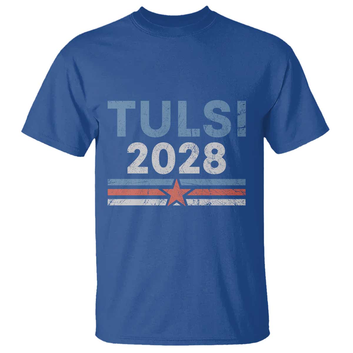 Tulsi Gabbard 2028 T Shirt Support Mrs. President Vintage Retro Grunge TS02 Royal Blue Print Your Wear