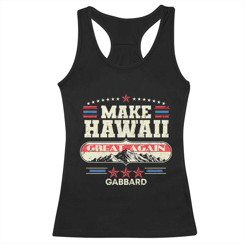 Tulsi Gabbard 2028 Racerback Tank Top Make Hawaii Great Again TS02 Black Print Your Wear