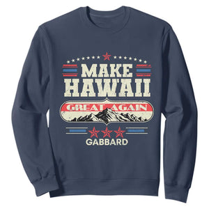 Tulsi Gabbard 2028 Sweatshirt Make Hawaii Great Again TS02 Navy Print Your Wear