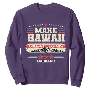 Tulsi Gabbard 2028 Sweatshirt Make Hawaii Great Again TS02 Purple Print Your Wear