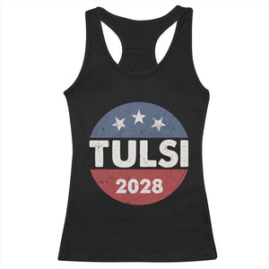 Tulsi Gabbard 2028 Racerback Tank Top For President TS02 Black Print Your Wear