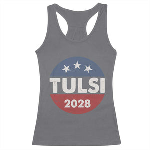Tulsi Gabbard 2028 Racerback Tank Top For President TS02 Charcoal Print Your Wear