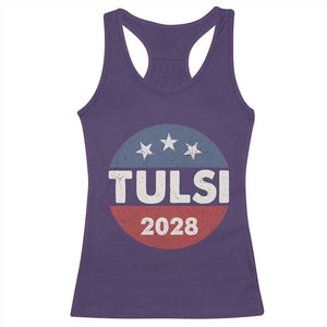 Tulsi Gabbard 2028 Racerback Tank Top For President TS02 Purple Print Your Wear