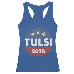 Tulsi Gabbard 2028 Racerback Tank Top For President TS02 Royal Blue Print Your Wear