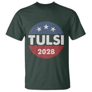 Tulsi Gabbard 2028 T Shirt For President TS02 Dark Forest Green Print Your Wear
