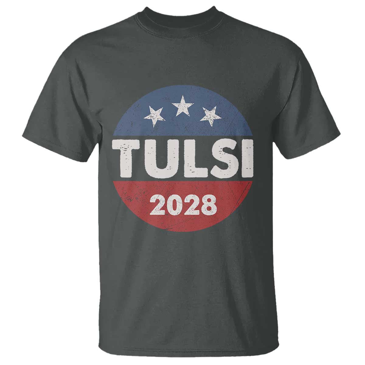 Tulsi Gabbard 2028 T Shirt For President TS02 Dark Heather Print Your Wear