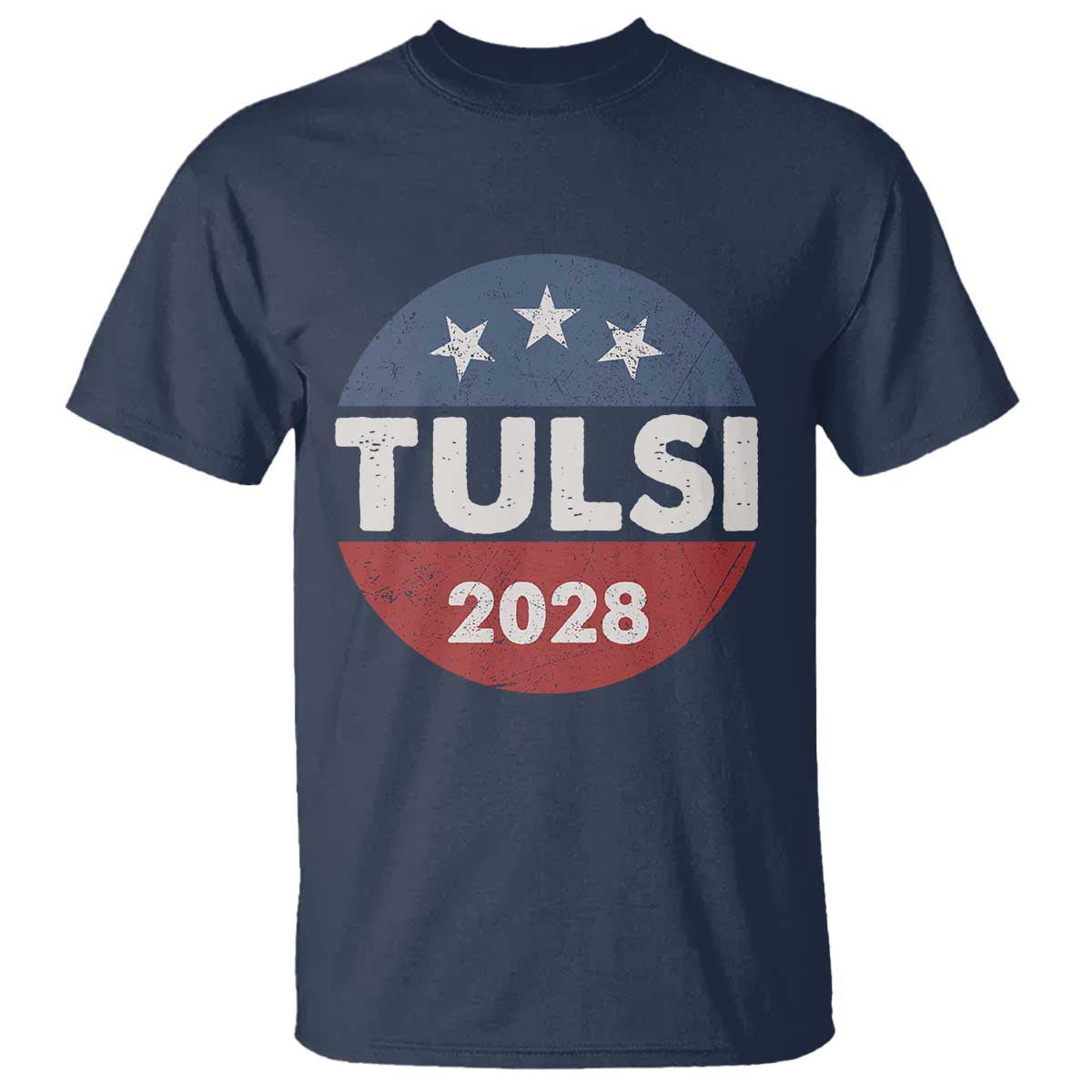 Tulsi Gabbard 2028 T Shirt For President TS02 Navy Print Your Wear