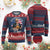 Trump Won 2024 Winner Ugly Christmas Sweater Funny Winner Chicken Dinner American Flag TS02 Burgundy Print Your Wear