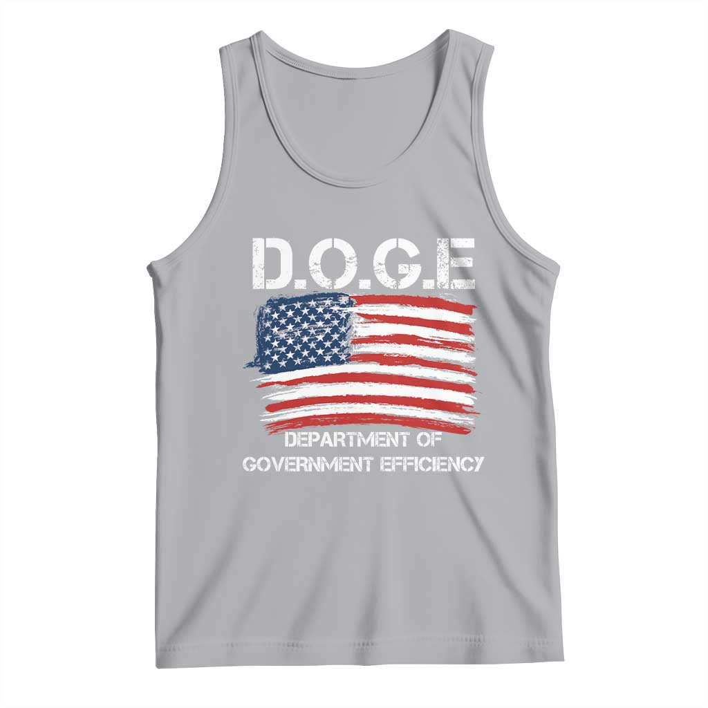Trump Elon 2024 Tank Top D.O.G.E Department Of Government Efficiency DOGE TS02 Athletic Heather Print Your Wear