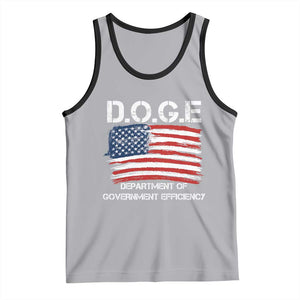 Trump Elon 2024 Tank Top D.O.G.E Department Of Government Efficiency DOGE TS02 Athletic Heather Black Print Your Wear