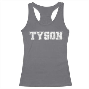 Team Tyson Racerback Tank Top Family Personalized Name Retro Vintage Minimalism TS02 Charcoal Print Your Wear
