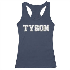Team Tyson Racerback Tank Top Family Personalized Name Retro Vintage Minimalism TS02 Navy Print Your Wear