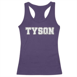 Team Tyson Racerback Tank Top Family Personalized Name Retro Vintage Minimalism TS02 Purple Print Your Wear