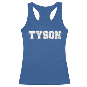 Team Tyson Racerback Tank Top Family Personalized Name Retro Vintage Minimalism TS02 Royal Blue Print Your Wear