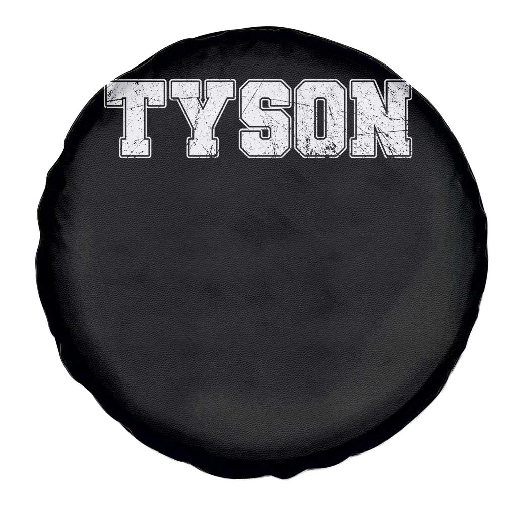 Team Tyson Spare Tire Cover Family Personalized Name Retro Vintage Minimalism TS02 Print Your Wear