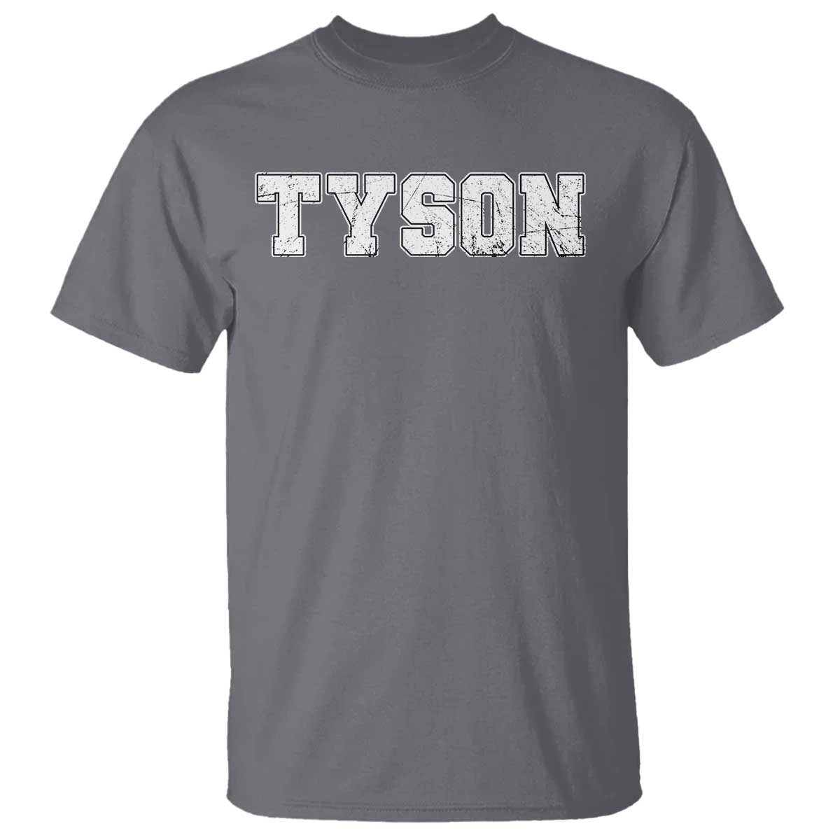 Team Tyson T Shirt Family Personalized Name Retro Vintage Minimalism TS02 Charcoal Print Your Wear