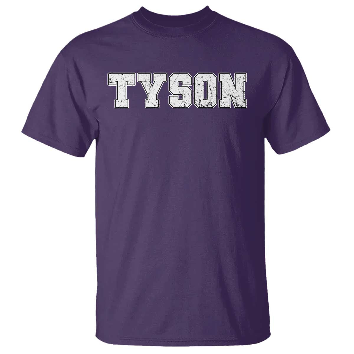 Team Tyson T Shirt Family Personalized Name Retro Vintage Minimalism TS02 Purple Print Your Wear