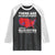 American Republican 2024 Raglan Shirt There Are No Blue States Only Big Blue Cities America Map TS02 Black White Print Your Wear