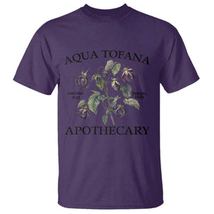 Funny Feminist T Shirt Aqua Tofana Apothecary Vintage Minimalism TS02 Purple Print Your Wear