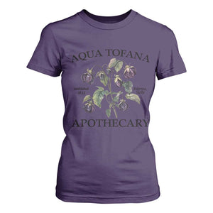 Funny Feminist T Shirt For Women Aqua Tofana Apothecary Vintage Minimalism TS02 Purple Print Your Wear