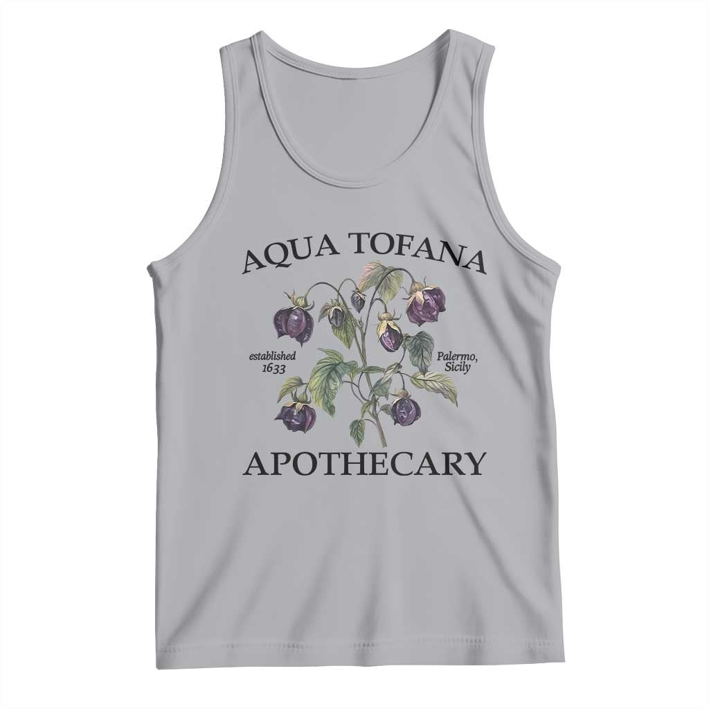 Funny Feminist Tank Top Aqua Tofana Apothecary Vintage Minimalism TS02 Athletic Heather Print Your Wear