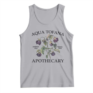 Funny Feminist Tank Top Aqua Tofana Apothecary Vintage Minimalism TS02 Athletic Heather Print Your Wear