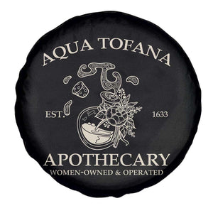 Funny Feminist Spare Tire Cover Aqua Tofana Apothecary Est 1633 Retro Vintage TS02 Print Your Wear