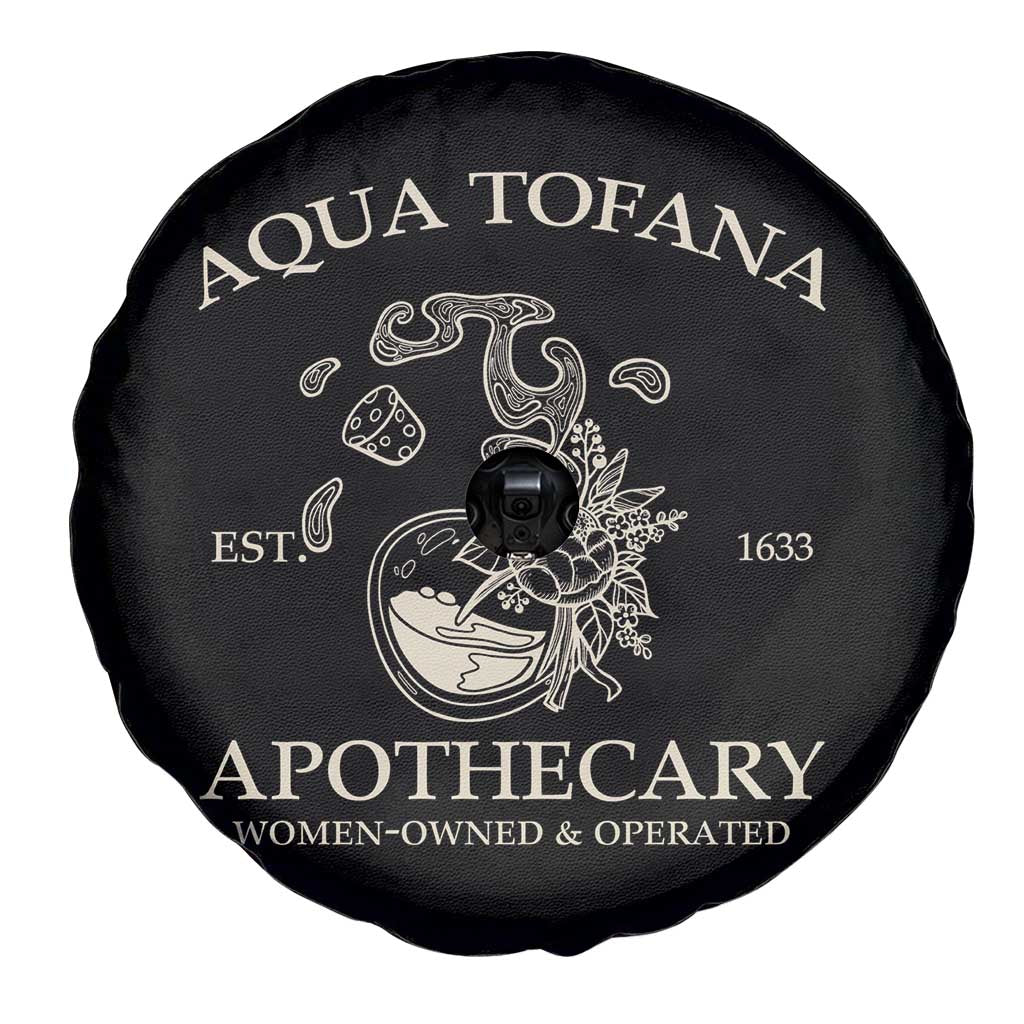 Funny Feminist Spare Tire Cover Aqua Tofana Apothecary Est 1633 Retro Vintage TS02 Print Your Wear