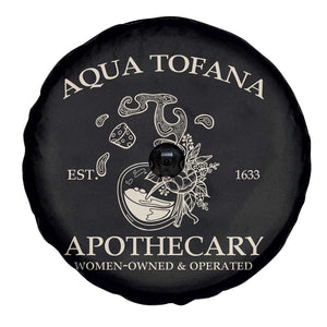 Funny Feminist Spare Tire Cover Aqua Tofana Apothecary Est 1633 Retro Vintage TS02 Print Your Wear