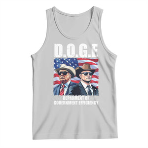 Trump Elon 2024 Tank Top D.O.G.E Department Of Government Efficiency TS02 Ash Print Your Wear