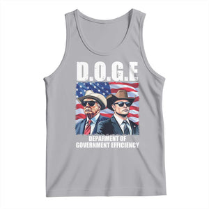 Trump Elon 2024 Tank Top D.O.G.E Department Of Government Efficiency TS02 Athletic Heather Print Your Wear