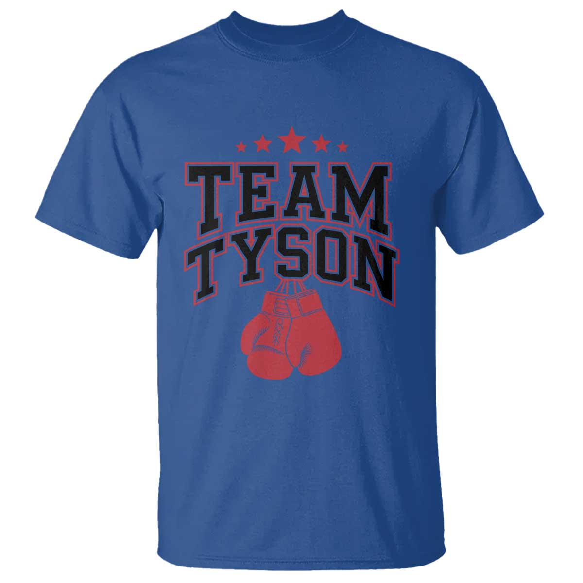 Team Tyson T Shirt Family Personalized Name Retro Red TS02 Royal Blue Print Your Wear