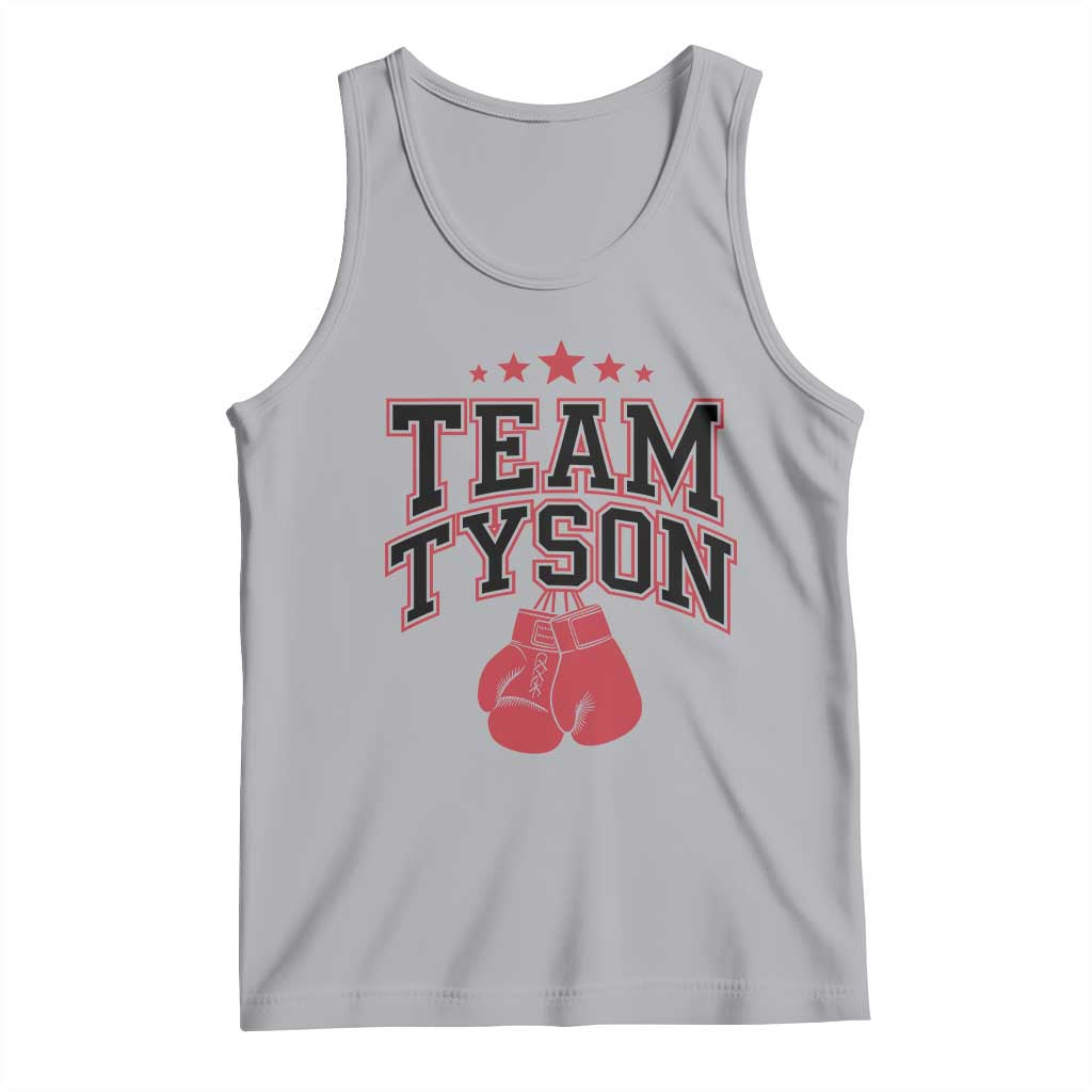 Team Tyson Tank Top Family Personalized Name Retro Red TS02 Athletic Heather Print Your Wear