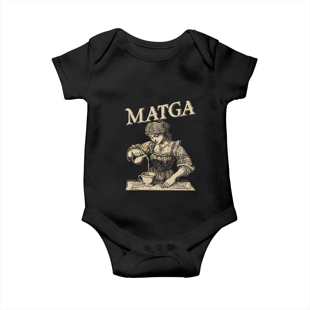 MATGA Make Aqua Tofana Great Again Baby Onesie Funny Feminist Retro Vintage TS02 Black Print Your Wear