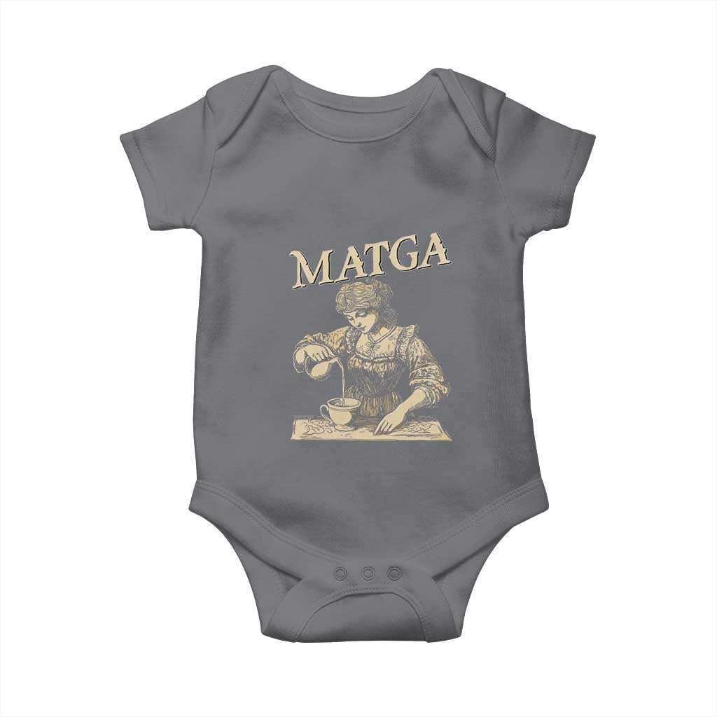 MATGA Make Aqua Tofana Great Again Baby Onesie Funny Feminist Retro Vintage TS02 Charcoal Print Your Wear