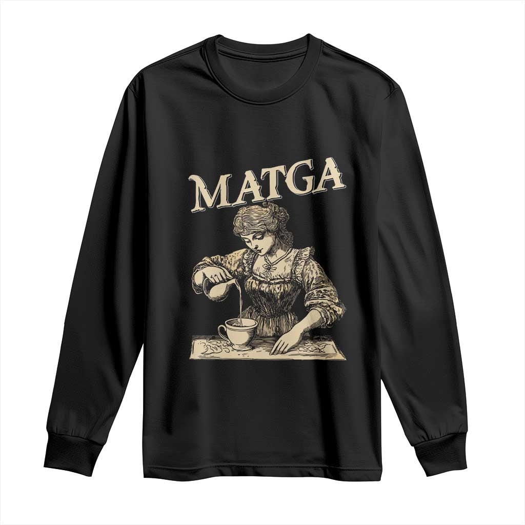 MATGA Make Aqua Tofana Great Again Long Sleeve Shirt Funny Feminist Retro Vintage TS02 Black Print Your Wear
