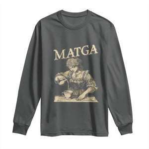 MATGA Make Aqua Tofana Great Again Long Sleeve Shirt Funny Feminist Retro Vintage TS02 Dark Heather Print Your Wear